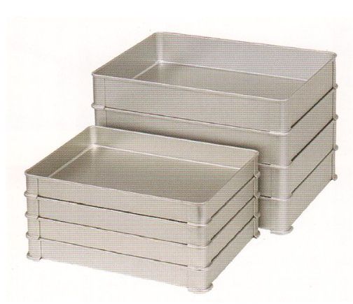 B787◆アカオ◆アルミ製システムバット3枚セット　特大40　472×362×40　餃子バット システムバット 40 特大 日本製 アカオ×19枚セット