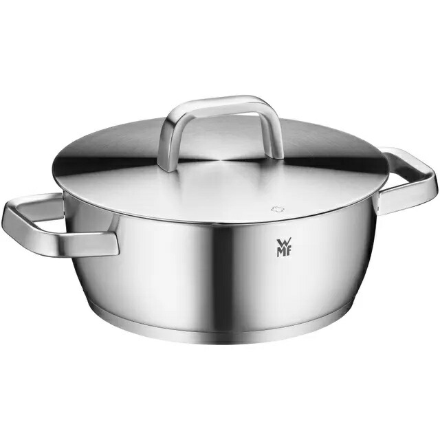 WMF 冷コーニック ローキャセロール 22珊 3.2L 【IH 屁っ放り火 相応う W0739226030 両手なべ 蓋付 ステンレス鋼 御前上等 御前上等 差し上げ物 差し上げ物】