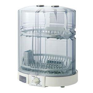 象印 食器乾燥器 グレー EY-KB50 HA 【ZOJIRUSHI 食器 乾燥 コンパクト スリム 縦型 クリア スケルトン 透明】