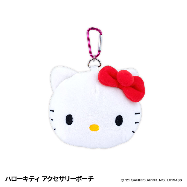 ハローキティ アクセサリーポーチ ゴルフ キャラクター おもしろ 小物入れ Hello Kitty サンリオ ゴルフコンペ景品 ゴルフコンペ 景品  賞品 コンペ賞品 ゴルフ用品 グッズ ギフト プレゼント 在庫あり