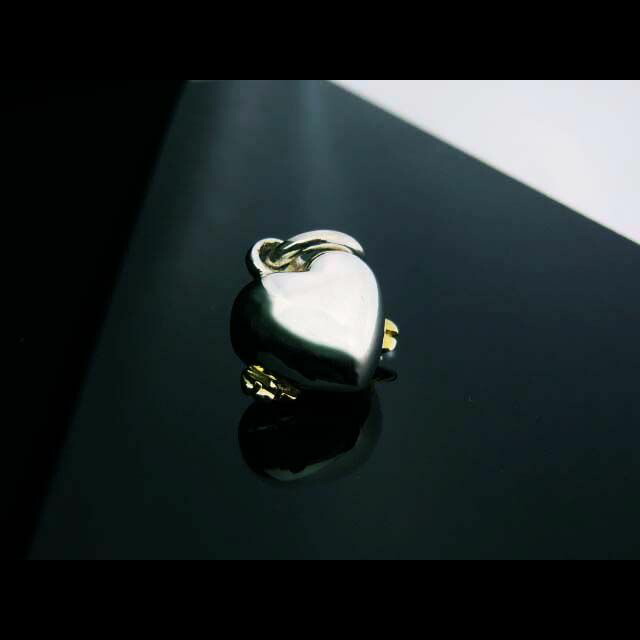 ハートのペンダントトップ☆ペンダントトップ/シルバー925/ハート/羽/