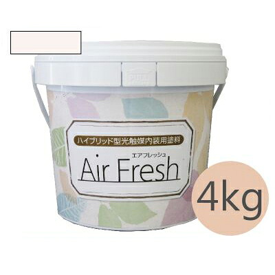イサム AirFresh (エアフレッシュ) Shiro～白のやさしさ～ NO.013チェリーブロッサム [4kg] イサム塗料 ハイブリッド型光触媒内装用塗料 消臭効果 抗菌効果 抗カビ効果 ウイルス抑制効果｜paint PRO