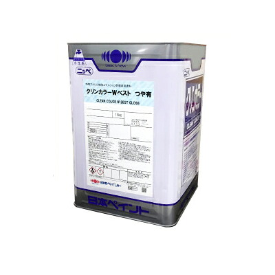【送料無料】 ニッペ クリンカラーWベスト つや有り CB2 グリーン [15kg] 日本ペイント