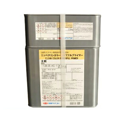 【貨物輸送無料】  ニッペ クリンカラーパワフルプライマー [5kg仕かける] 日本絵の具 塗料缶・ペンキ-DIY・工具-塗装用品