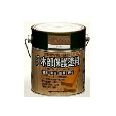 ニッペホーム 油性木部保護塗料 [3L] ニッペホームプロダクツ・合成樹脂調合ペイント・屋外・木製品・防虫・防腐・防かび・ウッドデッキ・ログハウス・着色透明仕上げ・油性塗料