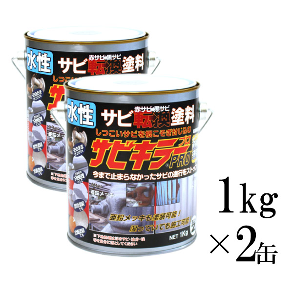 【送料無料】 サビキラーPRO シルバー [ 1kg×2缶セット ] BAN-ZI サビキラープロ 色 プロ pro 水性 9,797円