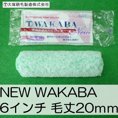大塚毛はらい NEW WAKABA [6in 毛丈20粍] 10本書き割り ワカバ 優れたやり方性とやり方周囲の状況を現実化した周囲の状況型えの具相応う高役立つこと巻き