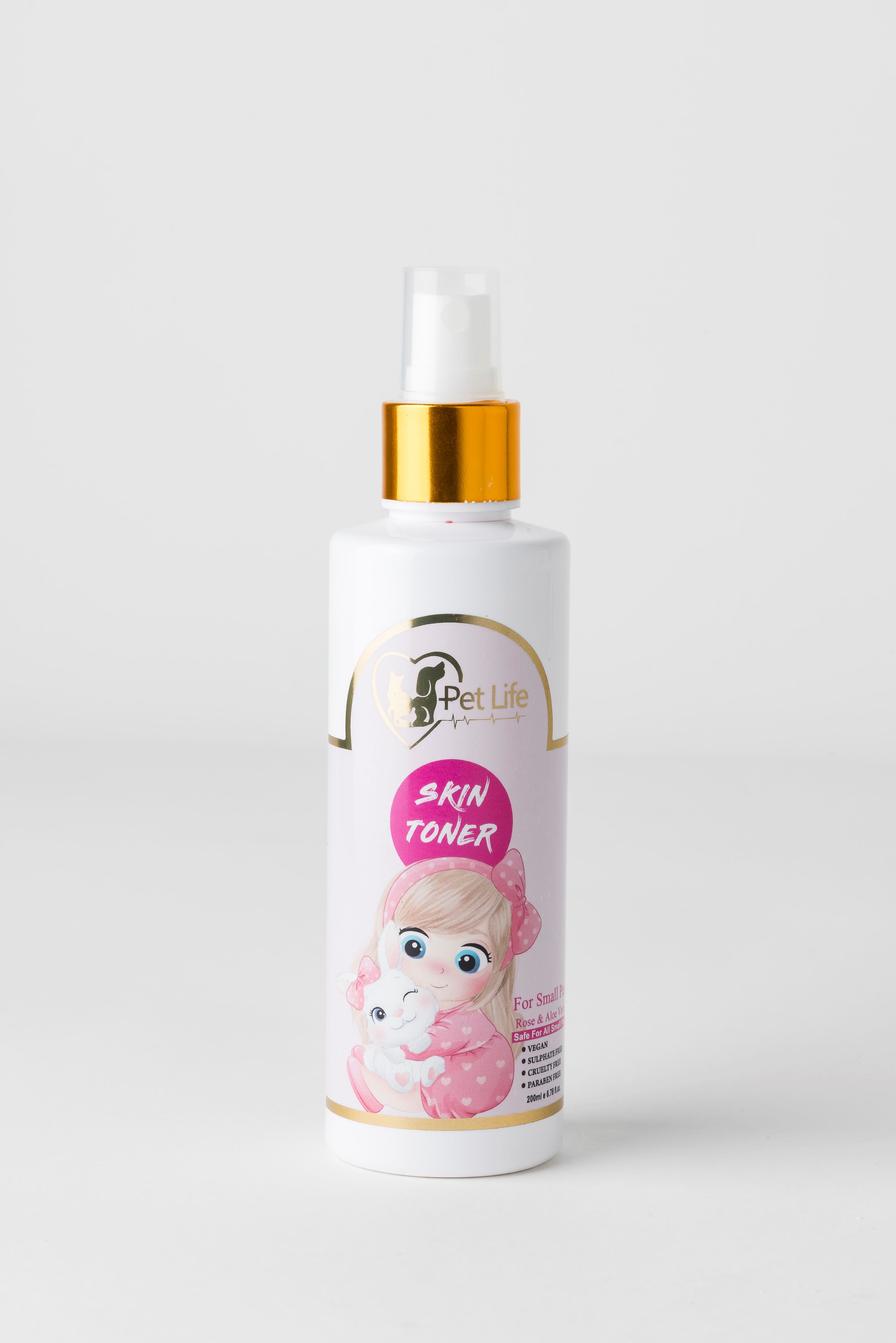 Rabbit Odor Sensitive Skin Rabbit Care Rabbit Grooming Rose Skin Toner 200ml (For Rabbits) [Ayurveda] Rabbit Toner Organic Rabbit Tonic Rabbit Aroma Rabbit Relax Rabbit Rose Scent Rabbit Brushing Small Animal Safe Paraben-Free Grooming Antibacterial Dandruff