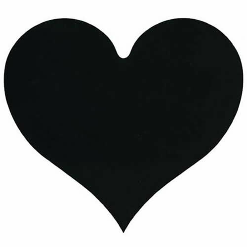 楽天市場 チョークアート ブラックボード ハート型 L 片面塗装 黒板 画材 ボード ハーバリウム専門店 Atelier Memi
