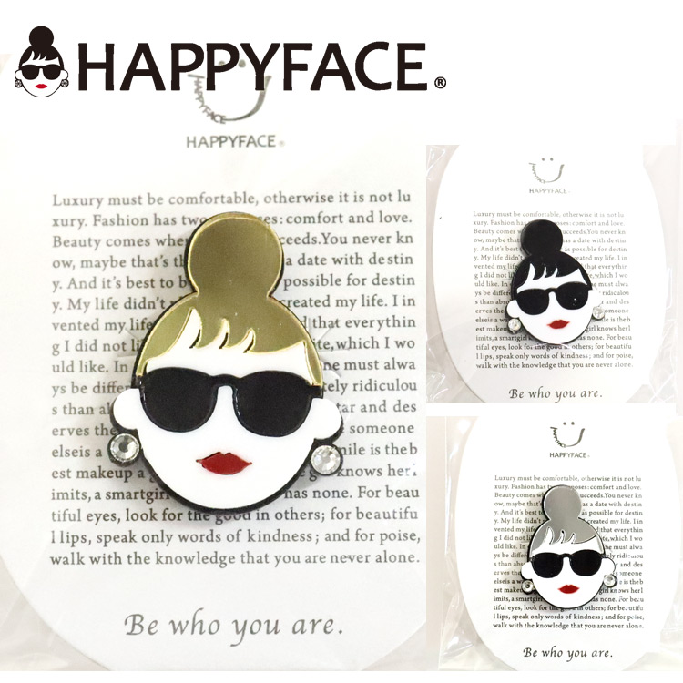 ニコサングラスキーホルダーセット 楽天市場】HAPPY FACE サングラス LADY 全身 セレブチャーム