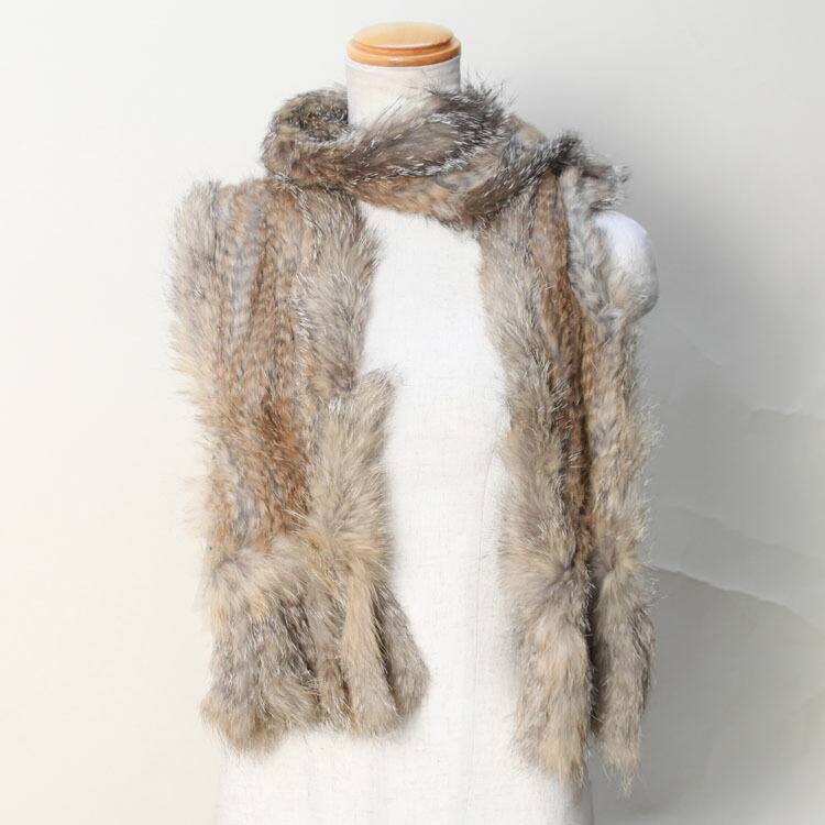 大感謝セール 9 Offクーポン有 グレーフォックス ラビット ファー マフラー フリンジ レディース ギフト プレゼント ファー 本革製品専門店 エルベート 爆買い Qchfoundation Ca