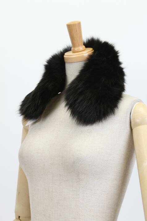 超ロング ラビットファー ゴージャス マフラー ブラック 新品 超ロング