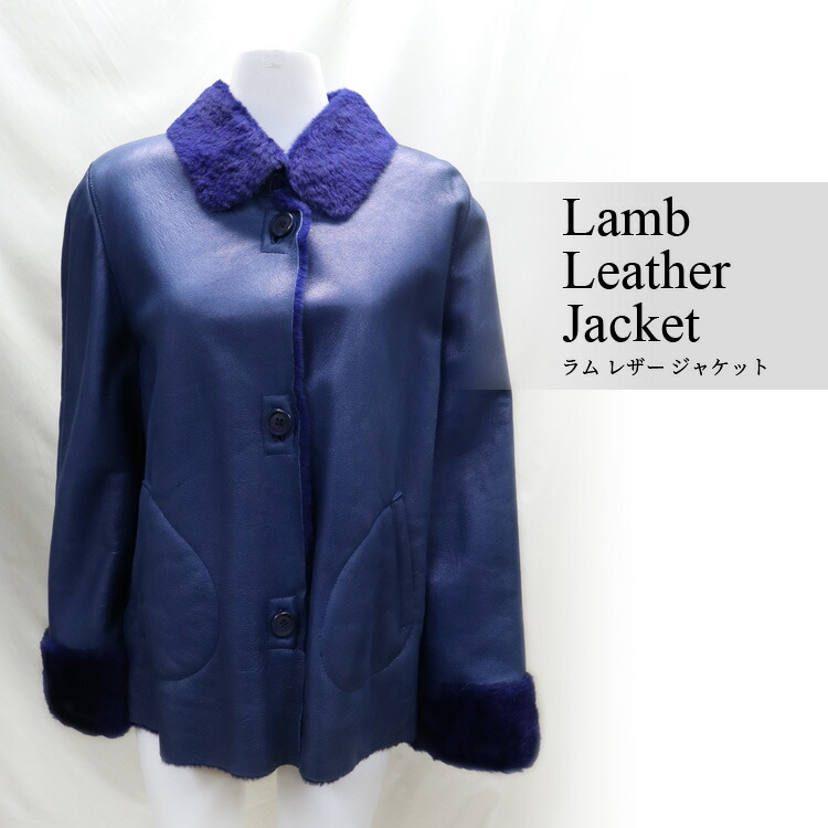 ラムナッパレザーバンドカラーライダースジャケット main image 1