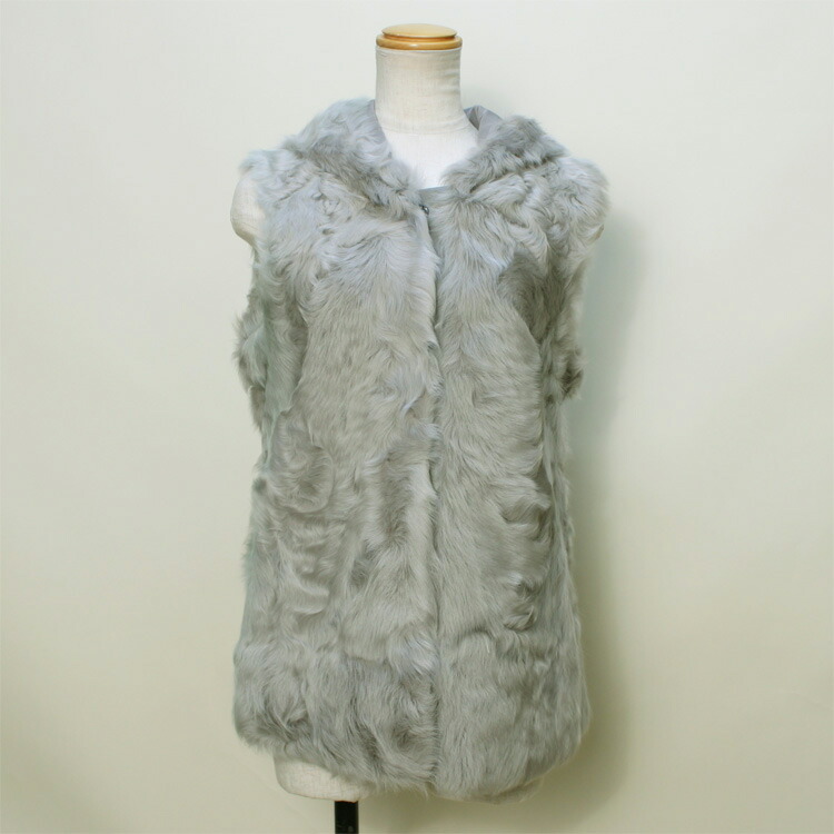 激安ブランド 最大00円引クーポン有 チキャンラム ファー ベスト フード付 レディース ギフト プレゼント 新作モデル Habs Edu Kw