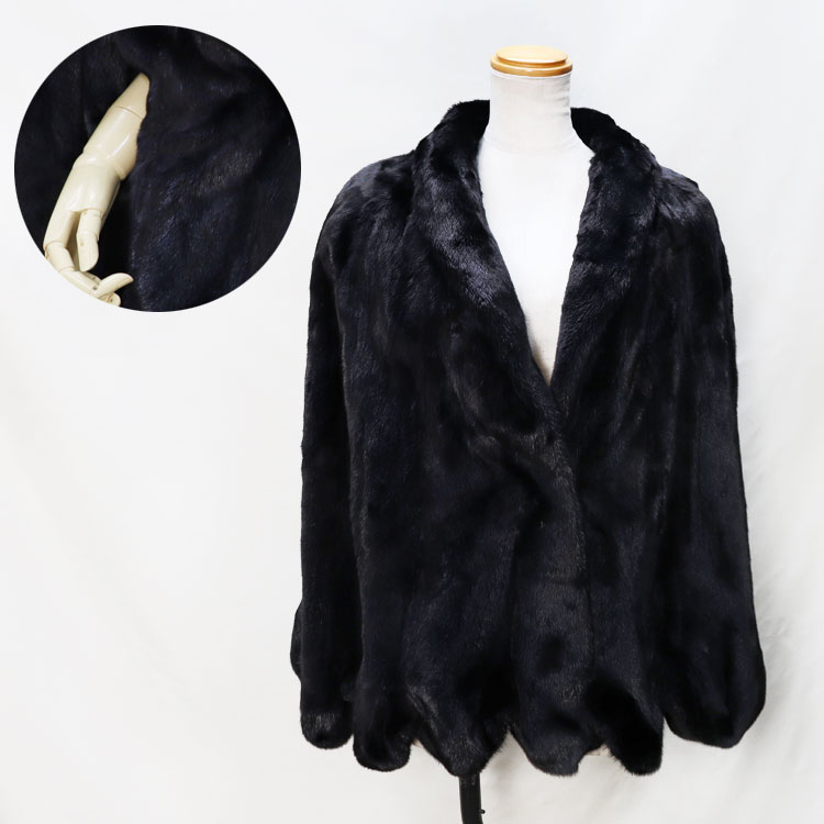 SAGA MINK ファーコート ブラウン・ブラック 中古・古着通販】SAGA FOX (サガフォックス) ファーコート
