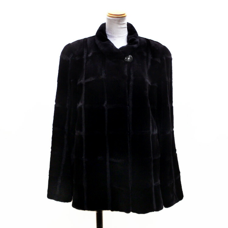 楽天市場】シェアード ミンク ファー シルク リバーシブル ジャケット