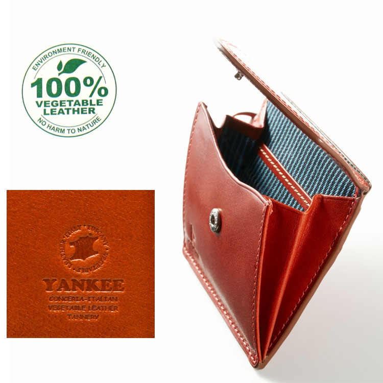 Yankee ヤンキー 財布 メンズ コインケース 小銭入れ レザー マルチコインケース コンパクト カジュアル 本革