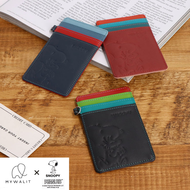 小物 PEANUTS&CO ORIGINAL LEATHER SHORT WALLET 定番のお歳暮＆冬ギフト PEANUTS & Co. ORIGINAL LEATHER SHORT