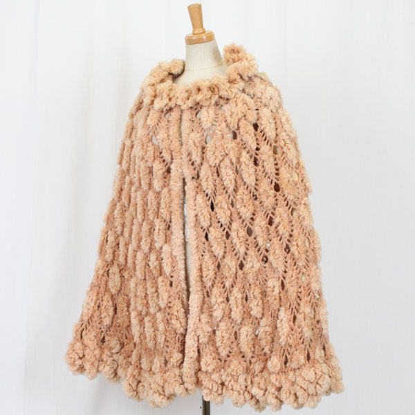 楽天市場】Moi-meme-Moitie / 燭台刺繍ニットケープ モワメーム