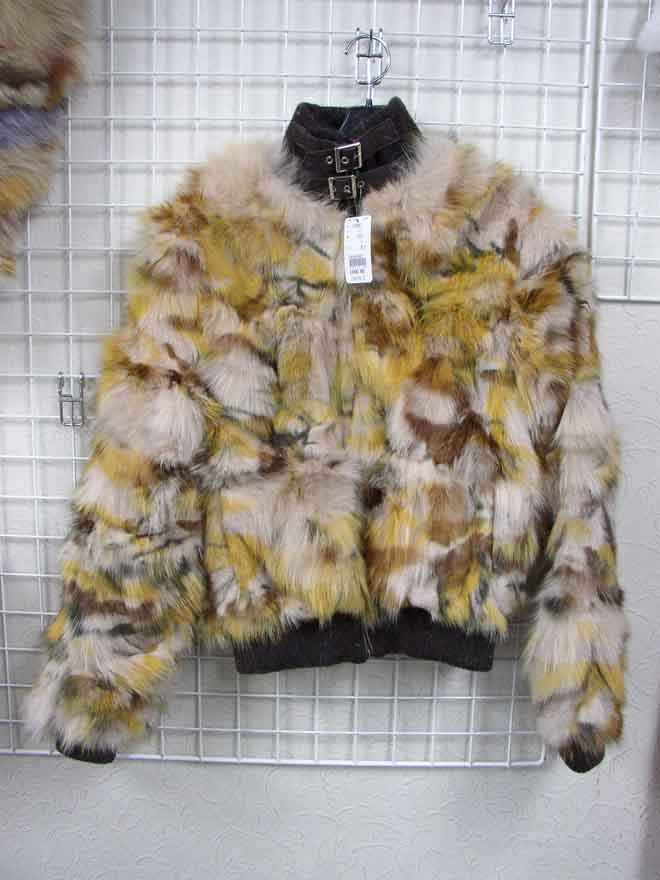 楽天市場】ブルーシャドーフォックス ファー ジャケット グリーン 送料