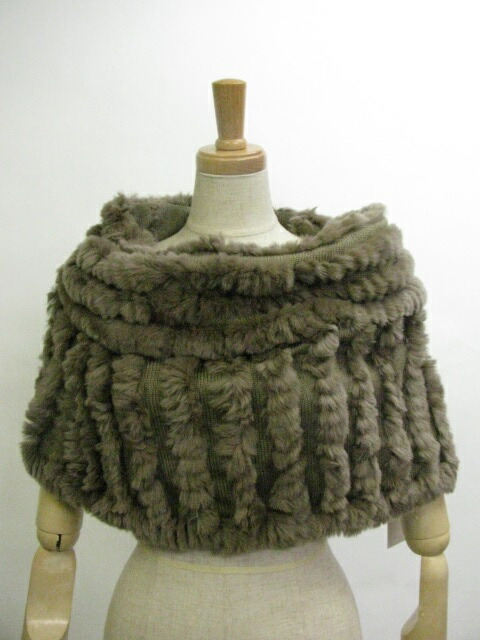 楽天市場】Moi-meme-Moitie / 燭台刺繍ニットケープ モワメーム