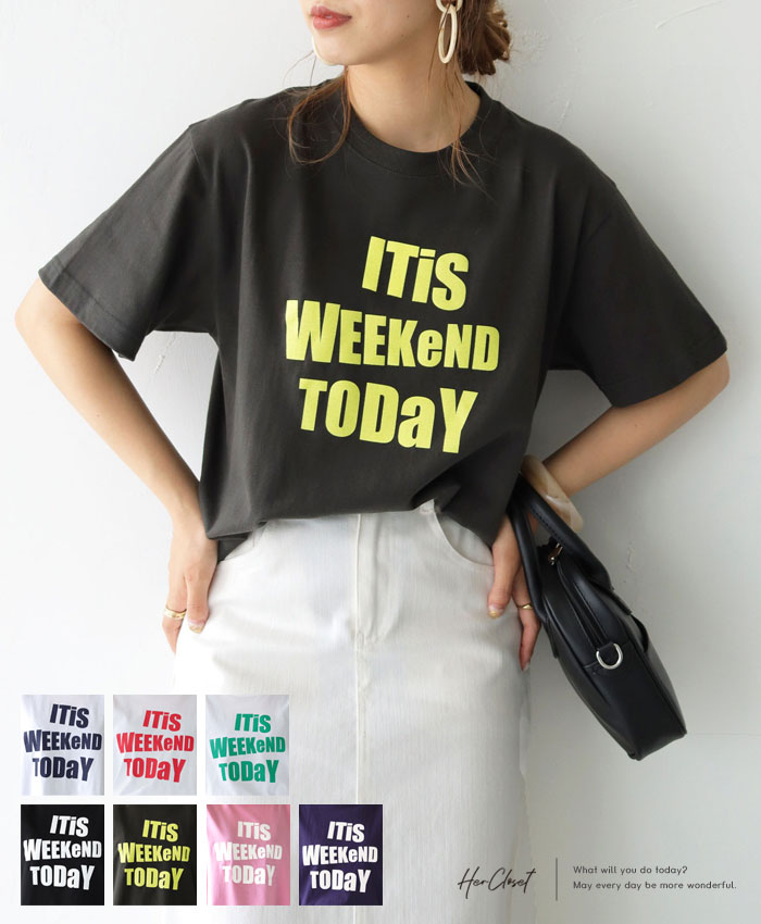 楽天市場】【10%OFF】5.6オンス WeekendロゴTシャツ tシャツ ロゴT