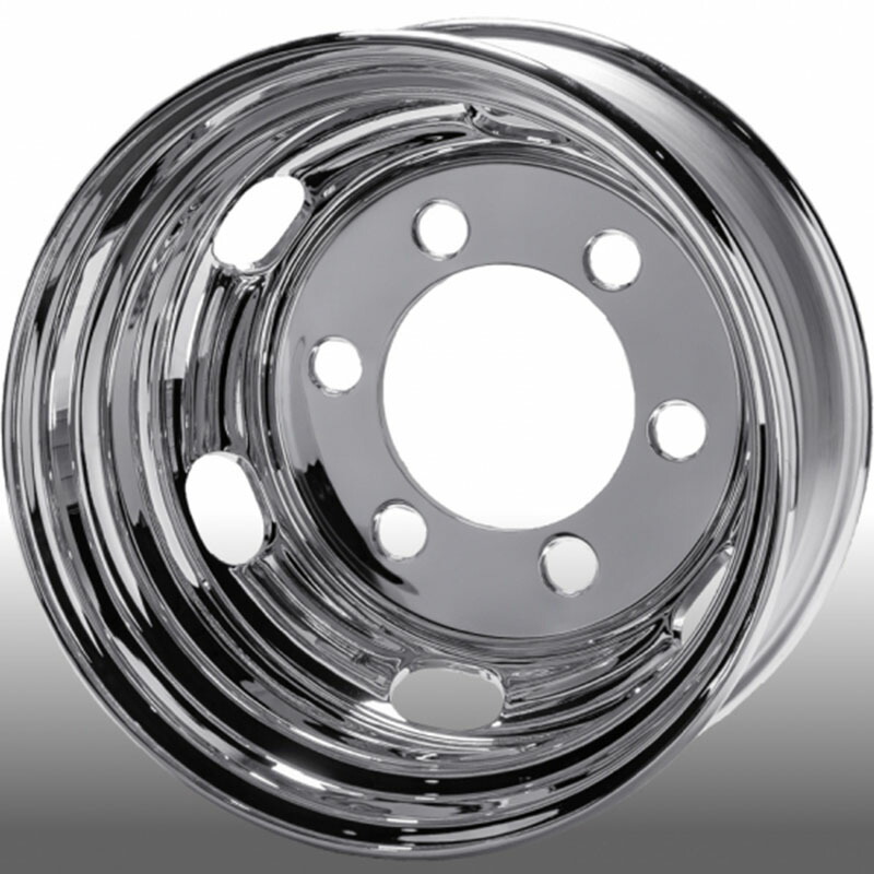 【取付対象 送料無料】DOT-Xメッキホイール 17.5インチ×6.00（135) 6穴/222.25 JIS規格 リア用 | 車ホイール メッキホイール メッキ ホイール メッキ加工 リア トラック ダンプ トレーラー 小型 中型 2t 4t 車用品