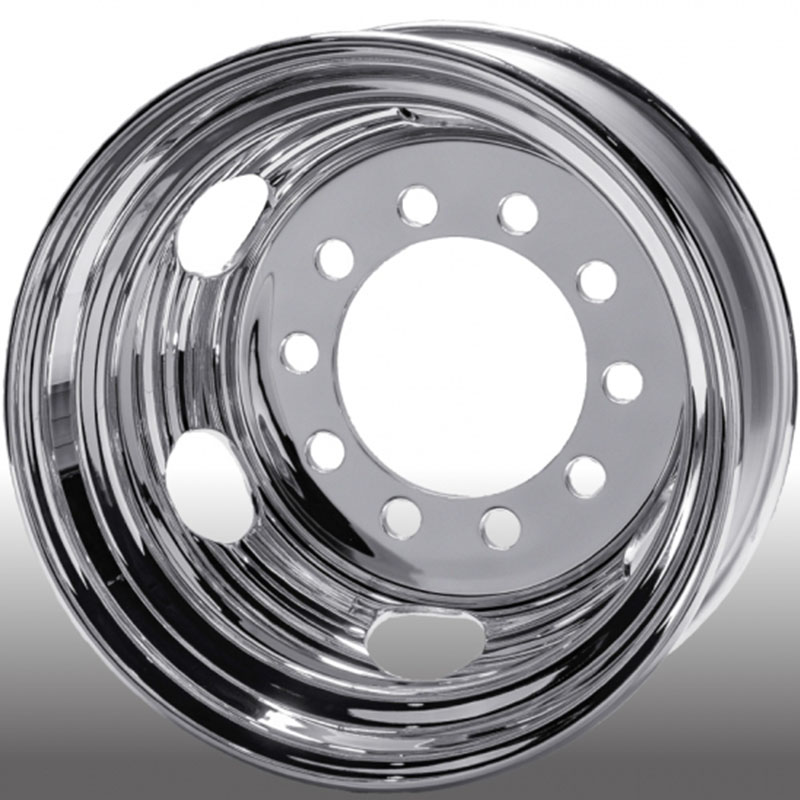 DOT-Xメッキホイール 19.5インチ×6.75(147) 8穴/275 新・ISO規格 フロント用