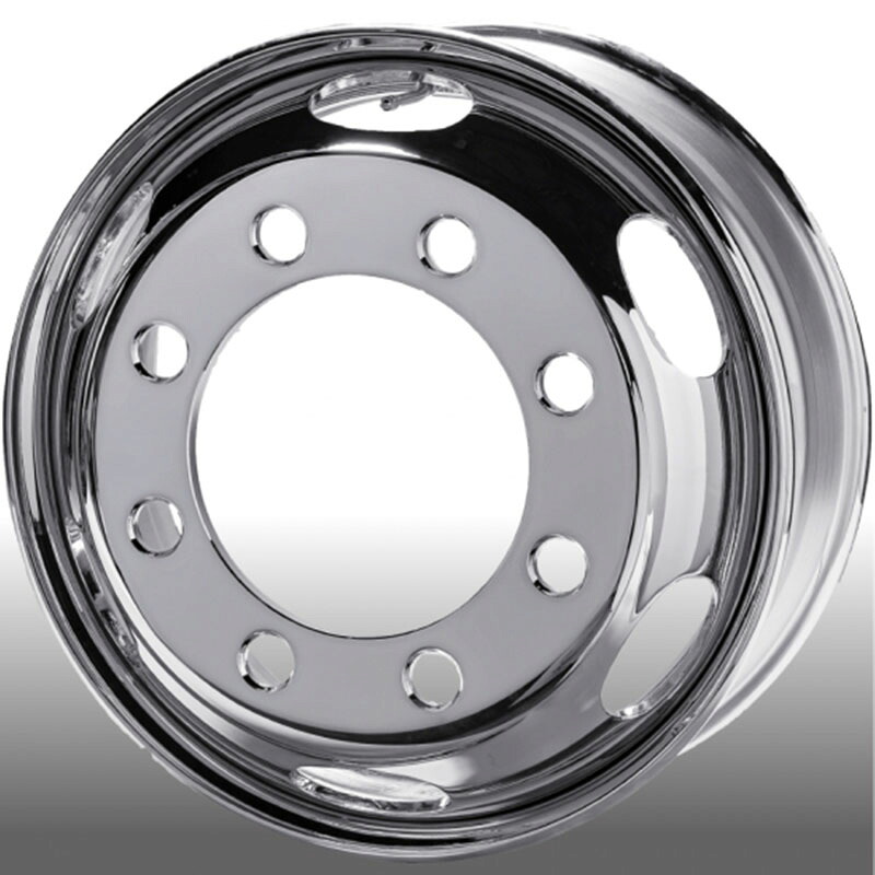 【取付対象 送料無料】DOT-Xメッキホイール 19.5インチ&times;6.75(147) 8穴/285 JIS規格 フロント用 | 車ホイール メッキホイール メッキ ホイール メッキ加工 フロント トラック ダンプ トレーラー 大型 車用 車用品 カー用品 車輪 部品｜タイヤ・ホイール ヘラクレス