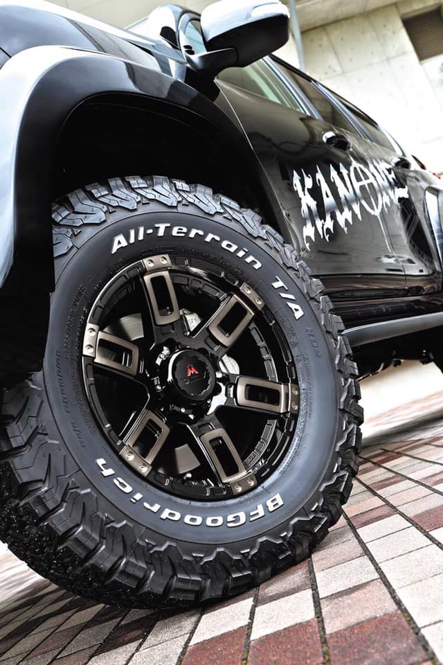 楽天市場 17インチ Kanone カノン アルミホイール オフセット 単品 ブラッククリア Mclimb Weed