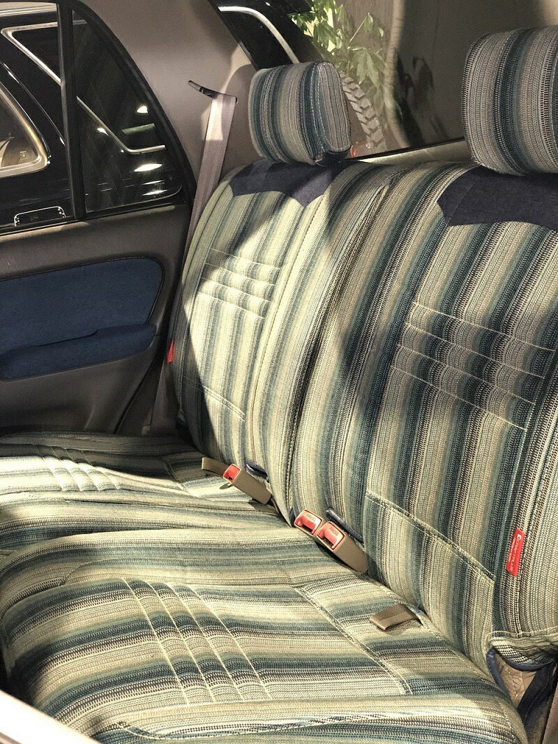 楽天市場 ハイラックスサーフ18系専用 シートカバー デニム ストライプ ラグーン カントリーシート Mclimb Weed