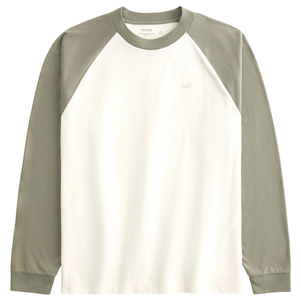 ホリスター HOLLSTER Tシャツ 長袖 ヘンリーネック ラガーシャツ ❣️Hollister グレー M 長袖 メンズ Hollister(ホリスター) ヘリー・ヘンリー・ネック 長袖Tシャツ グレー M ホリスター  長袖Tシャツ グレー