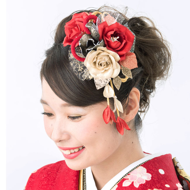 壮丁典礼 髪飾り 丹色 ホワイト 紫 人外 丸物 チュール 薔薇 ローズ 袴 はかま 髪飾り 卒業式 髪かざり かみかざり 旗 コーム 2句読点書割 日本製 和装 和柄 送料無料 W13 髪留め 浴衣 ゆかた ブーケ かんざし 簪 ハイラート式 七伍三