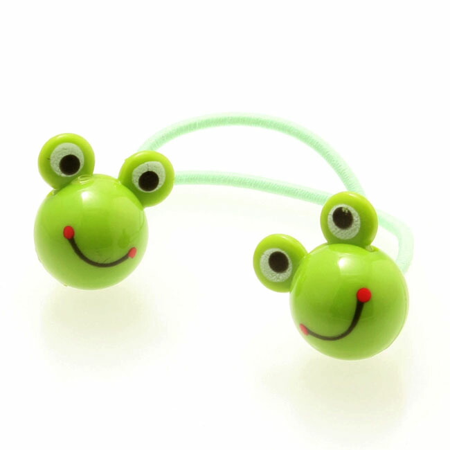 梅雨カエル☆ベビーヘアクリップ　ヘアゴム Frog 前髪クリップ【P】 - FROGS カエルグッズ専門店【自由が丘】