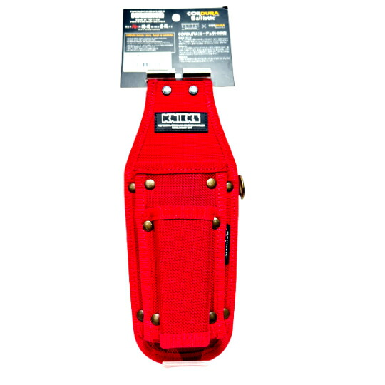 KNICKS ニックス赤バリスティックチタン　工具ホルダBART-301PNDX ニックス 腰道具 KNICKS BART-301PNDX チタンプレート入り EVA