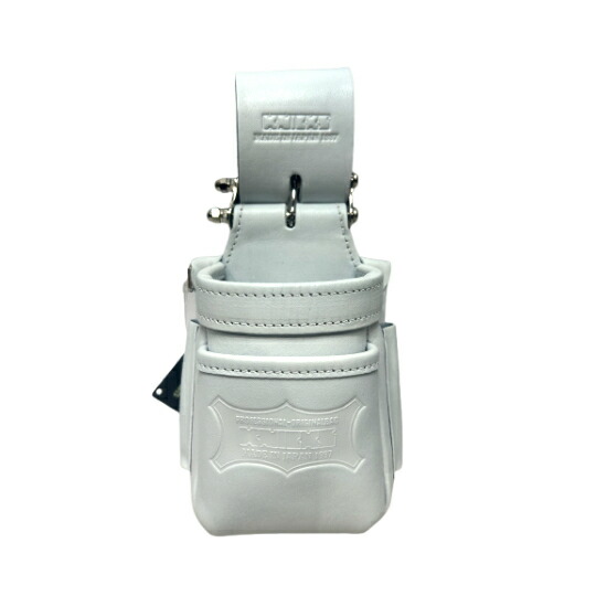 KNICKS ニックス KNS-201VADX 白 ヌメ革チェーン店手合いVA小物腰