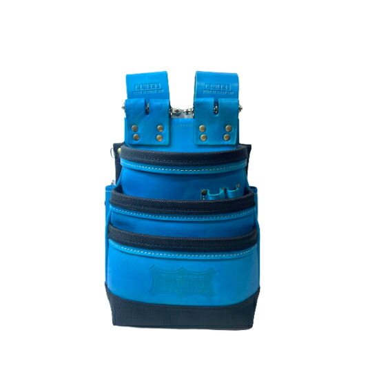 Knicks（ニックス）ヌメ革小物腰袋　青 Knicks（ニックス）ヌメ革小物腰袋 青 楽天市場】ニックス 腰袋