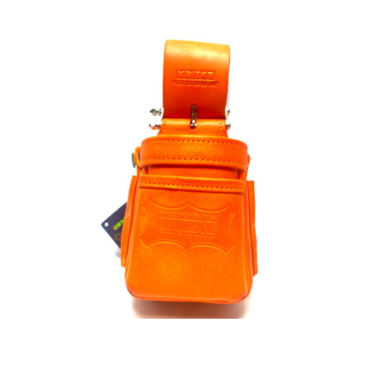 楽天市場】KNICKS ニックス KNB301DDX総ヌメ革使用 3段腰袋 オレンジ