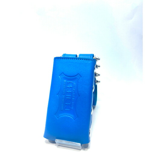 楽天市場】KNICKS ニックス KNS-100BOX ヌメ革小物ポーチ 青 : HerosLair