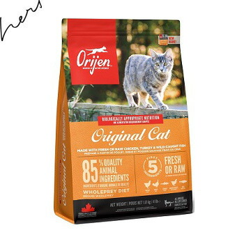 Orijen 開びゃく オリジナルキャット 1.8kgx2袋 キャットフード 猫 +差し上げ物より分ける