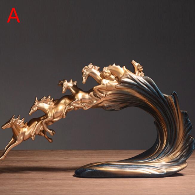 楽天市場】置物 馬 インテリア : I tainment SHOP