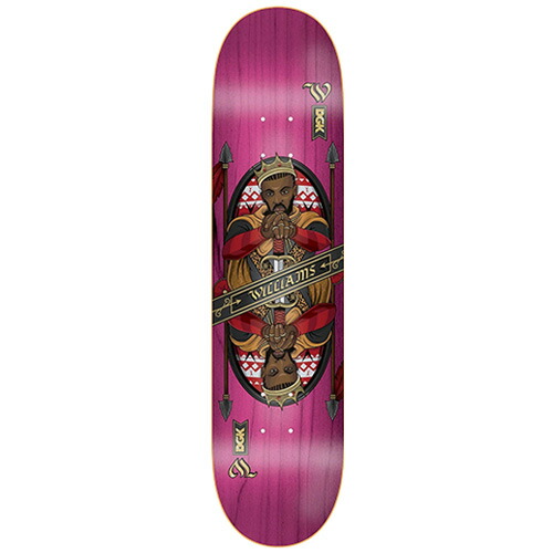 DGK ディージーケー KINGDOM STEVIE WILLIAMS 8.1インチ SKATEBOARD スケートボード スケボー デッキ[セ]画像