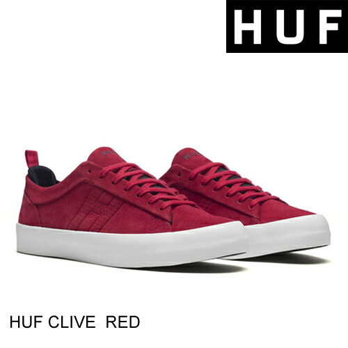 HUF ハフ CLIVE RED 23.0 スニーカー 60|ヘスター