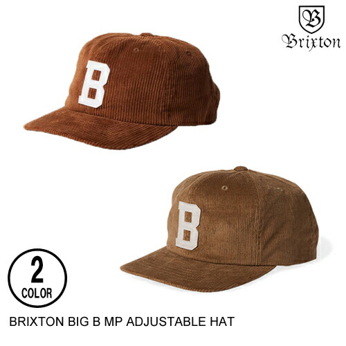 BRIXTON ブリクストン BIG B MP ADJ CAP 2色 日本代理店正規品 セ