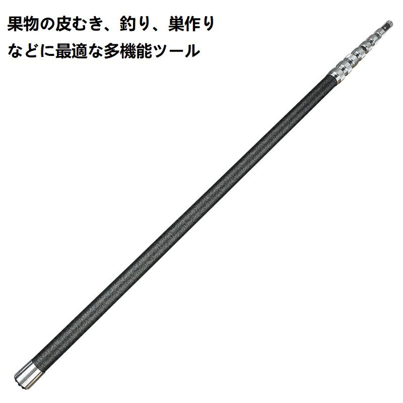 伸縮式釣り網ポール 伸縮式ランディングネットロッド ツール 耐摩耗 多用途 ポータブル 修理アクセサリー 交換用|HEトレード