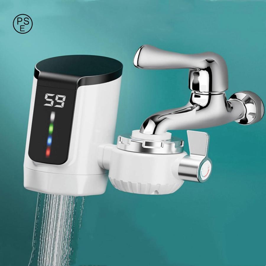 電気蛇口 電気温水器 3秒間急速に加熱し 電気水栓 バスルームキッチン用 温かい 加熱速い 電気給湯器 電気温水器 水温30℃?60℃ 3000W/1