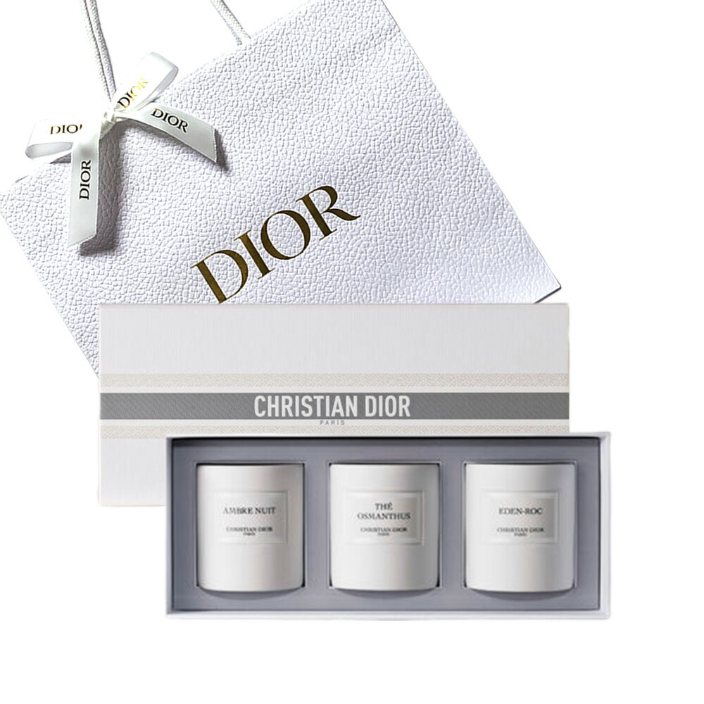 新品ま未使用CHRISTIAN DIOR キャンドルセット Christian Dior - DIOR キャンドルの通販 by YUKI's shop