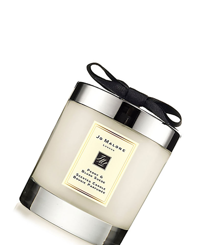 JO MALONE LONDON/ジョー マローン ロンドン ピオニー　＆　ブラッシュ　スエード　ホーム　キャンドル 200g／燃焼時間：約45時間／キャンドル（蓋付）