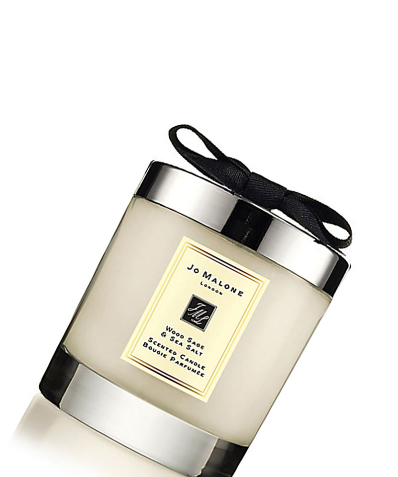JO MALONE LONDON/ジョー マローン ロンドン ウッド　セージ　＆　シー　ソルト　ホーム　キャンドル 200g／燃焼時間：約45時間／蓋付／キャンドル