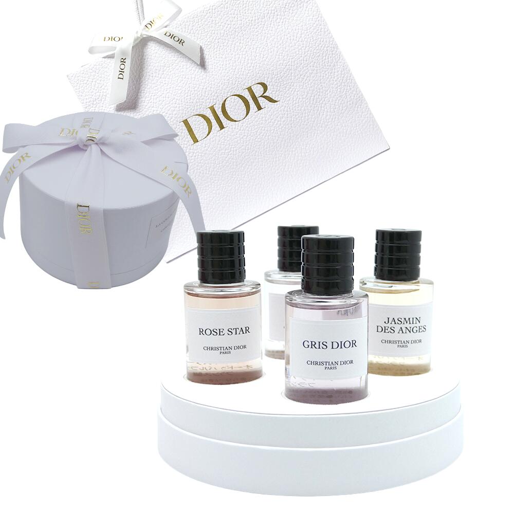 ラッピング　DIOR ラ コレクシオン プリヴェ パフューマーズ フローラル パレット フローラル フレグランス4種 ミニチュア セット （ ジャスミン デ ザンジュ･グリ ディオール ･サクラ ･ローズ スター ）誕生日 プレゼント ギフト ショッパー付き 贈り物 22,629円